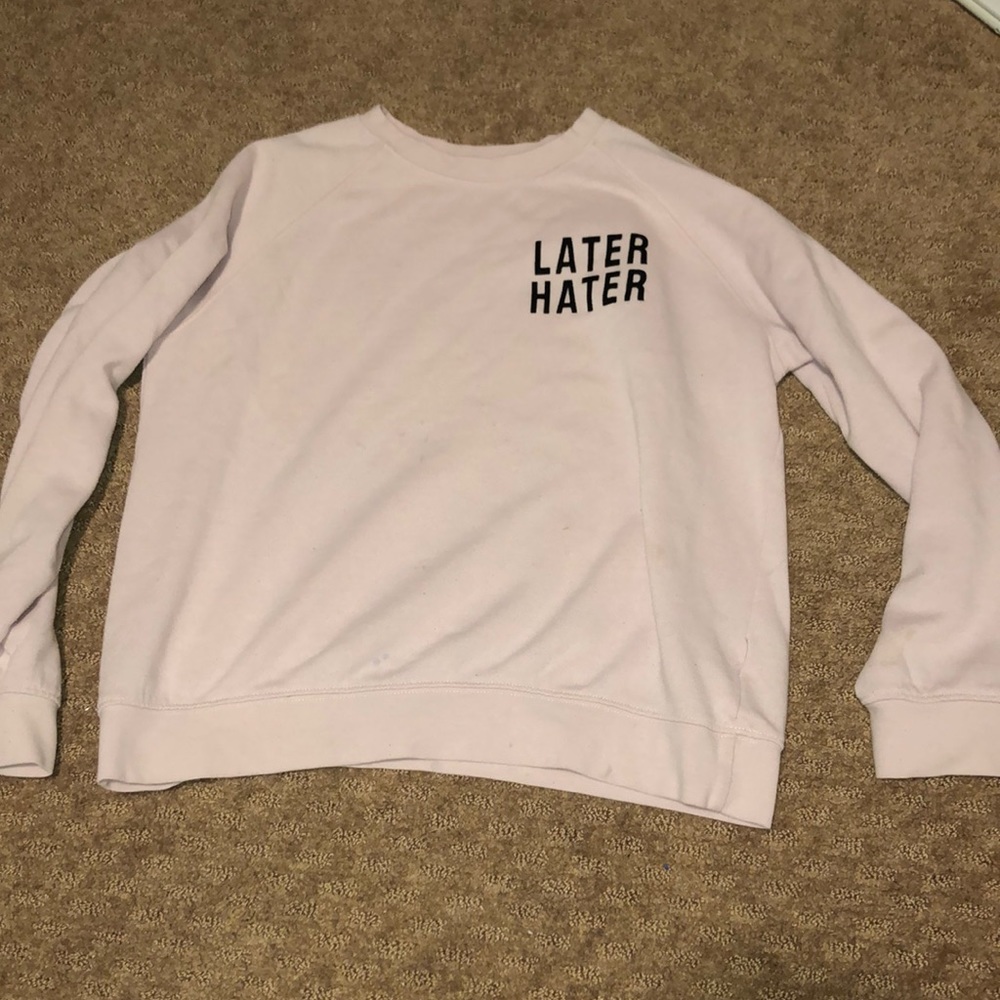 crew neck sweatshirt
